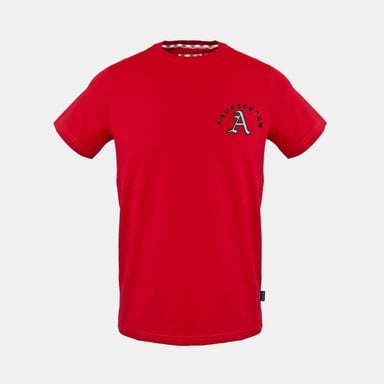 Aquascutum Mens Lilly And Sid´s Character Cotton T-Shirt (Red)