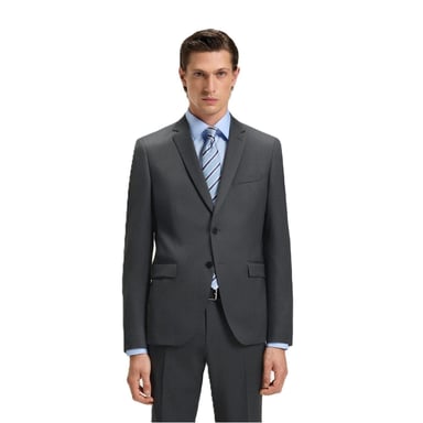 Boss Mens Reymond Flap Pocket Suit Jacket (Dark Grey)