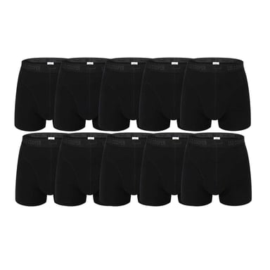 Lee Cooper Mens Boxer Shorts (Pack of 10) (Black)
