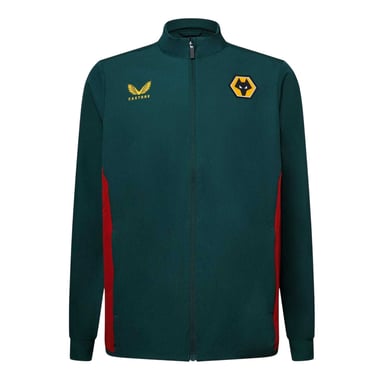 Castore Mens Wolverhampton Wanderers FC Anorak (Botanical Garden/Red)
