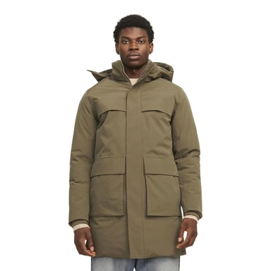 Jack And Jones Mens Relaxed Fit Parka (Sea Turtle)