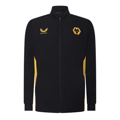 Castore Mens Wolverhampton Wanderers FC Anorak (Caviar/Old Gold)