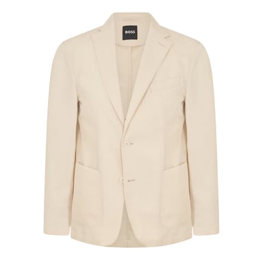 Boss Mens Hanry Notch Neck Blazer (White)