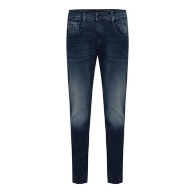 Replay Mens Anbass Cotton Blend Slim Jeans (Blue)