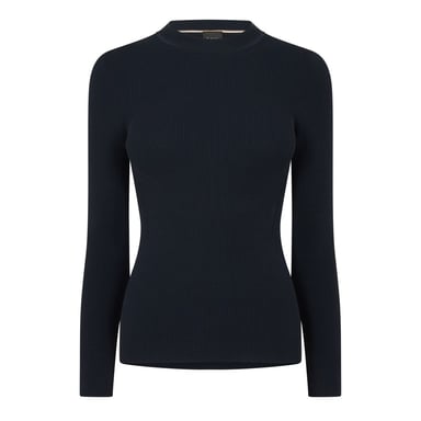 Boss Womens/Ladies Febisan Knitted Sweatshirt (Blue)