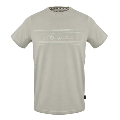 Aquascutum Unisex Adult Logo Regular T-Shirt (Grey)