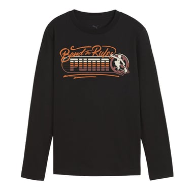 Puma Childrens/Kids Bend The Rules Skateboard T-Shirt (Puma Black)