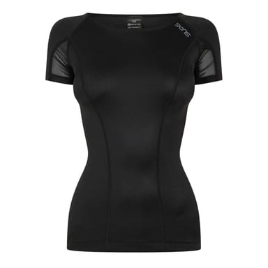 Skins Womens/Ladies Dnamic Performance Boat Neck Gym Top (Black)
