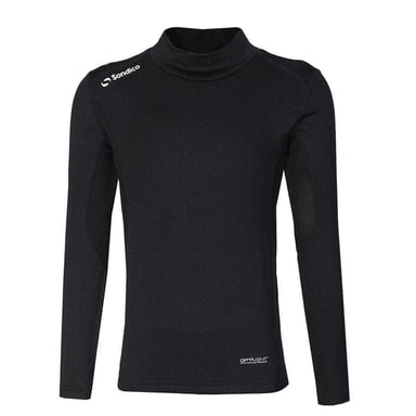 Sondico Childrens/Kids Mock Neck Base Layer Top (Black)
