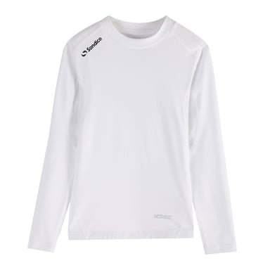Sondico Childrens/Kids Core Breathable Long-Sleeved Base Layer Top (White)