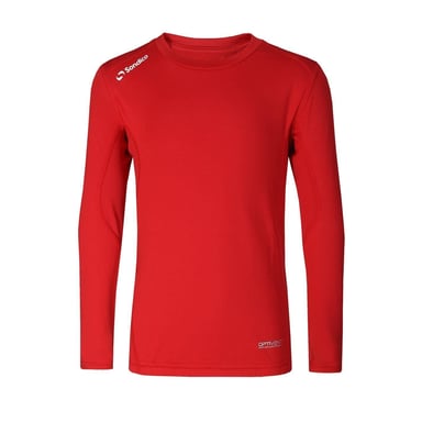 Sondico Childrens/Kids Core Breathable Long-Sleeved Base Layer Top (Red)