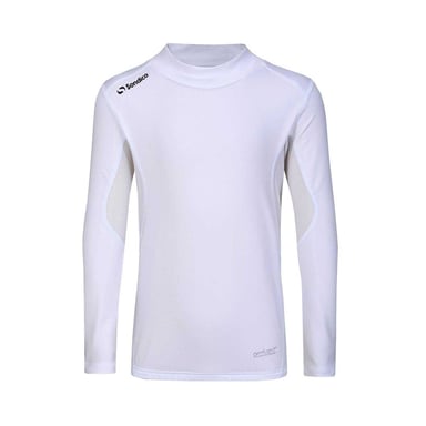 Sondico Childrens/Kids Mock Neck Base Layer Top (White)