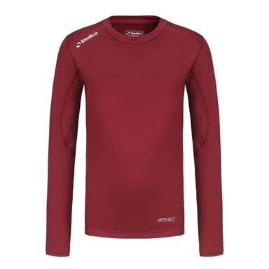 Sondico Childrens/Kids Core Breathable Long-Sleeved Base Layer Top (Burgundy)