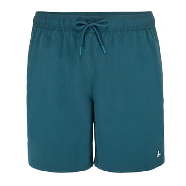 Jack Wills Mens Embroidered Logo Mid Length Swim Shorts (Blue)