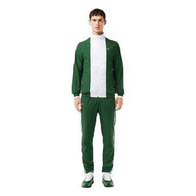 Lacoste Mens Daniil Medvedev Zip Neck Tracksuit (Green/White)
