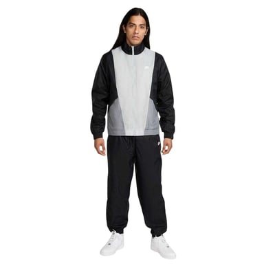 Nike Mens Colour Block Woven Tracksuit (Black/Grey/White)