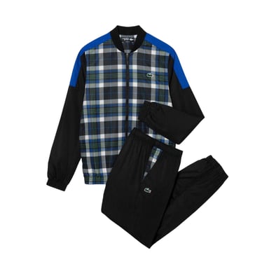 Lacoste Mens Check Plaid Tracksuit (Multicoloured/Cobalt)