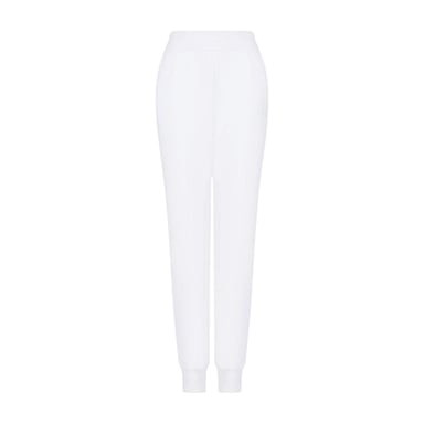 Armani Exchange Womens/Ladies Cotton Blend Trousers (White)