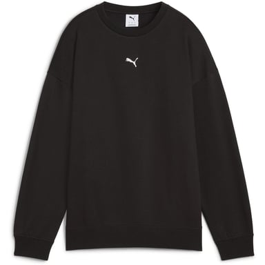 Puma Womens/Ladies Oversized Sweatshirt (Black)
