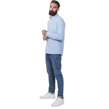 Firetrap Mens Rom Cotton Straight Jeans (Mid Wash)