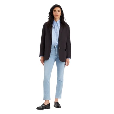 Levis Mens High Rise Straight Leg Jeans (Soho Azure Mood)