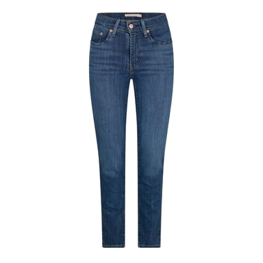 Levis Mens High Rise Straight Leg Jeans (Way Way Back)