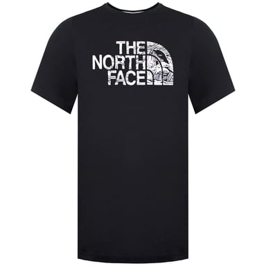 The North Face Woodcut Dome Mens Black T-Shirt