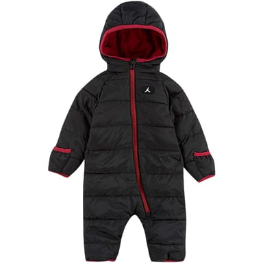Nike Baby Air Jordan Logo Hooded Jumpsuit (Black)