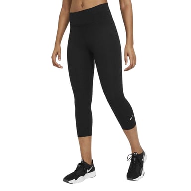 Nike Womens/Ladies Dri-FIT Cropped Leggings (Black/White)