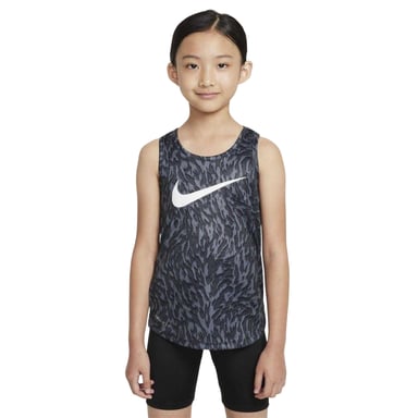 Nike Childrens/Kids Veneer Animal Print Top & Shorts Set (Black)