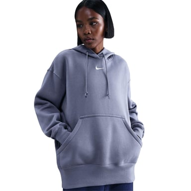 Nike Womens/Ladies Phoenix Fleece Pull Over Oversized Hoodie (Indigo)