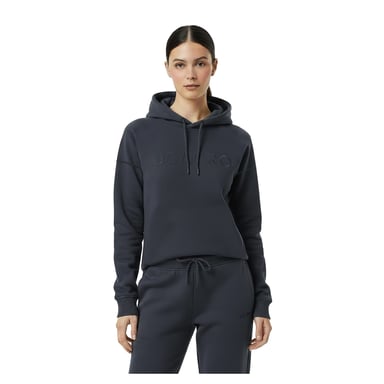 USA Pro Womens/Ladies Classic Logo Hoodie (Charcoal)