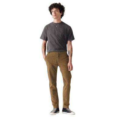 Levis Mens Karla Corduroy Textured Slim Chinos (Brown)