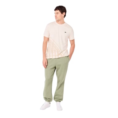 Lacoste Mens Fleece Regular Jogging Bottoms (Thyme Green)