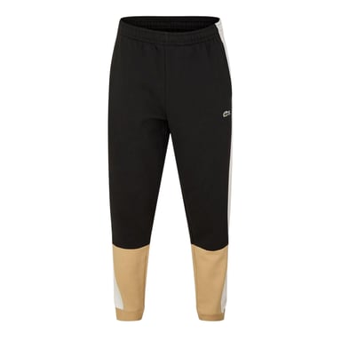 Lacoste Mens Colour Block Slim Joggers (Black)