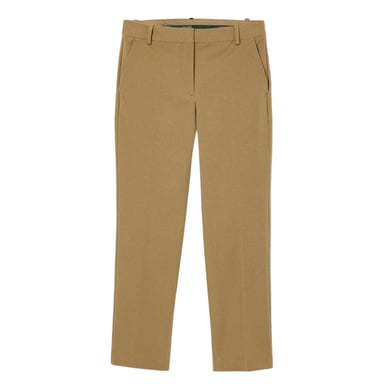 Lacoste Womens/Ladies Straight Leg Trousers (Beige)