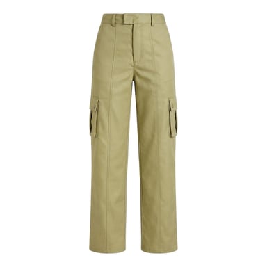 Missy Empire Womens/Ladies High Rise Cargo Trousers (Olive)