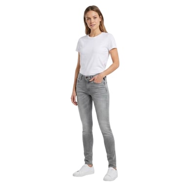Replay Womens/Ladies New Luz Plain Skinny Jeans (Grey)