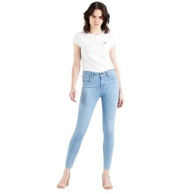 Levis Womens/Ladies High Rise Skinny Jeans (Eclipse Center)