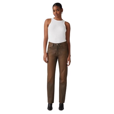 Levis Womens/Ladies 501 5 Pockets Straight Leg Jeans (Pay Day)