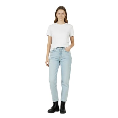 Levis Womens/Ladies 501 5 Pockets Straight Leg Jeans (Stepped Away)
