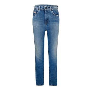Diesel Womens/Ladies Slandy Denim High Rise Straight Jeans (Blue Denim)