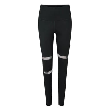 Reebok Womens/Ladies Mesh Insert Leggings (Black Night)