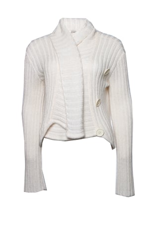 Emporio Armani, cream knitted cardigan