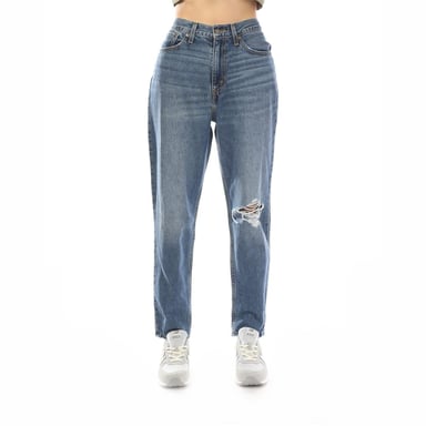 Levis Womens/Ladies High Waist Mom Jeans (Boo Boo)