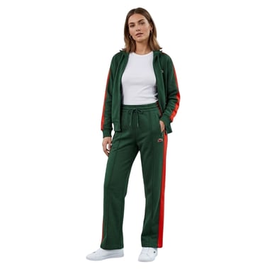 Lacoste Womens/Ladies Tracksuit Bottoms (Sequoia Red/Sunrise Orange)