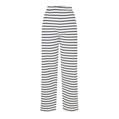 Pieces Womens/Ladies Sweatpants (White/Black)
