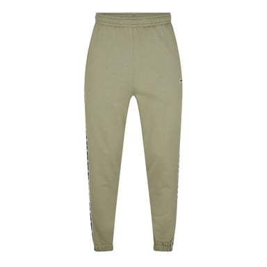 Lacoste Mens Side Stripe Slim Sweatpants (Khaki Green)