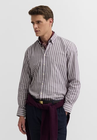 Bugatti Herren Freizeithemd Poplin Button-Down-Kragen