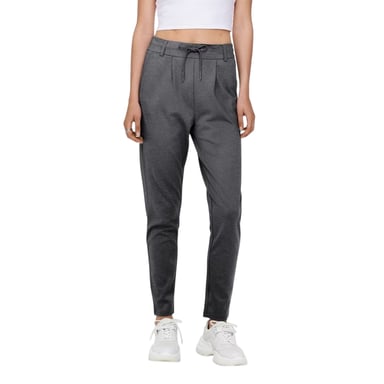 Only Womens/Ladies Plain Slim Trousers (Dark Grey Melange)